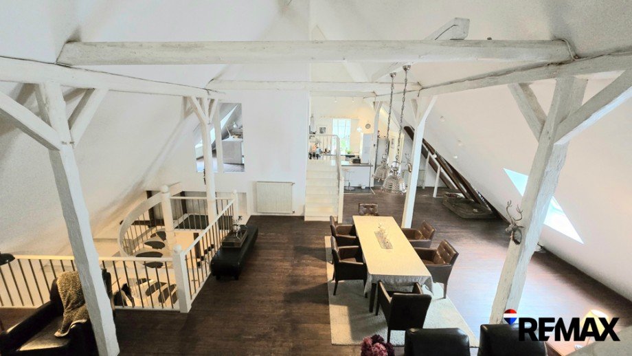 Essbereich von oben Landhaus Uetze / Dedenhausen