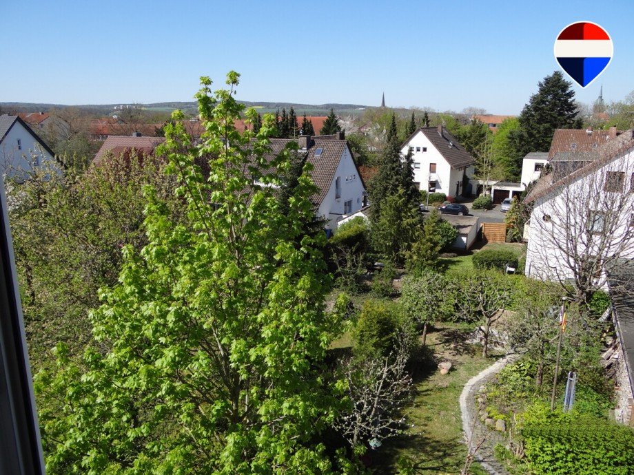 Blick aus dem DG nach S�den Reihenmittelhaus Hildesheim