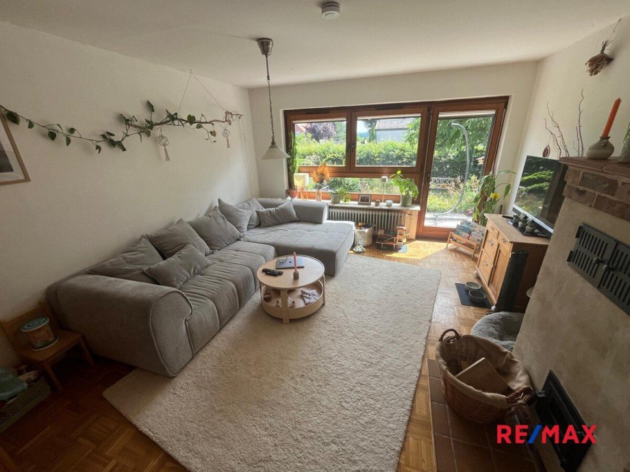 Das Wohnzimmer mit Einrichtung Einfamilienhaus Algermissen / L�hnde