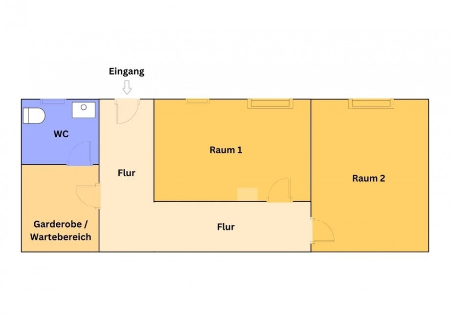 Grundriss B�rofl�che Hannover