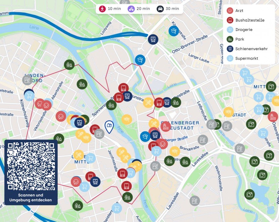 Lageplan Etagenwohnung Hannover