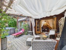 Terrasse EG Blockholzhaus Idylle mit Pool, Kamin & Sauna: Dein t�gliches Urlaubsgef�hl