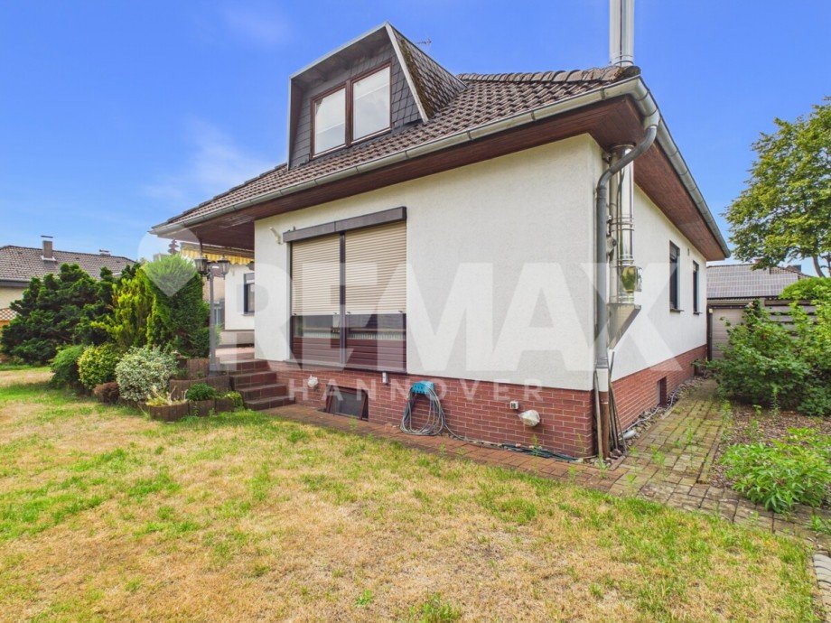 R�ckansicht Zweifamilienhaus Lindwedel