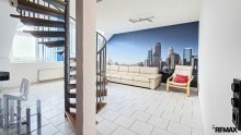 Wohnzimmer Helle Maisonette-Wohnung �ber den D�chern von Anderten - 4 Zimmer, EBK, Keller, Studio