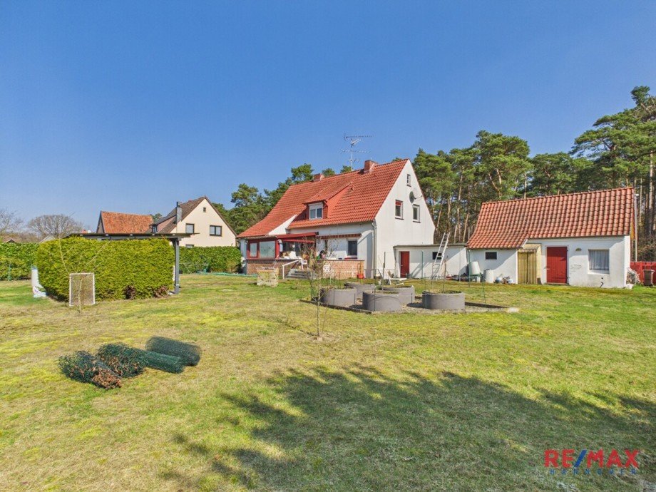 Garten Zweifamilienhaus Schwarmstedt / Grindau