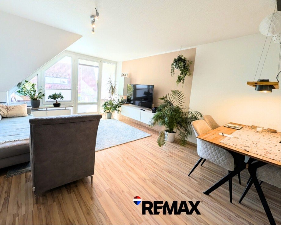 Wohnzimmer 2 Dachgeschosswohnung Wunstorf