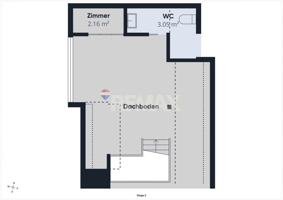 26_Grundriss DG Reihenmittelhaus Hannover