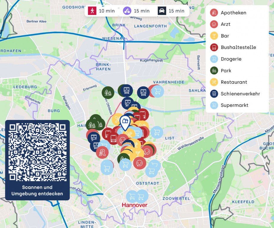 Lageplan Gemischt-Grundst�ck Hannover