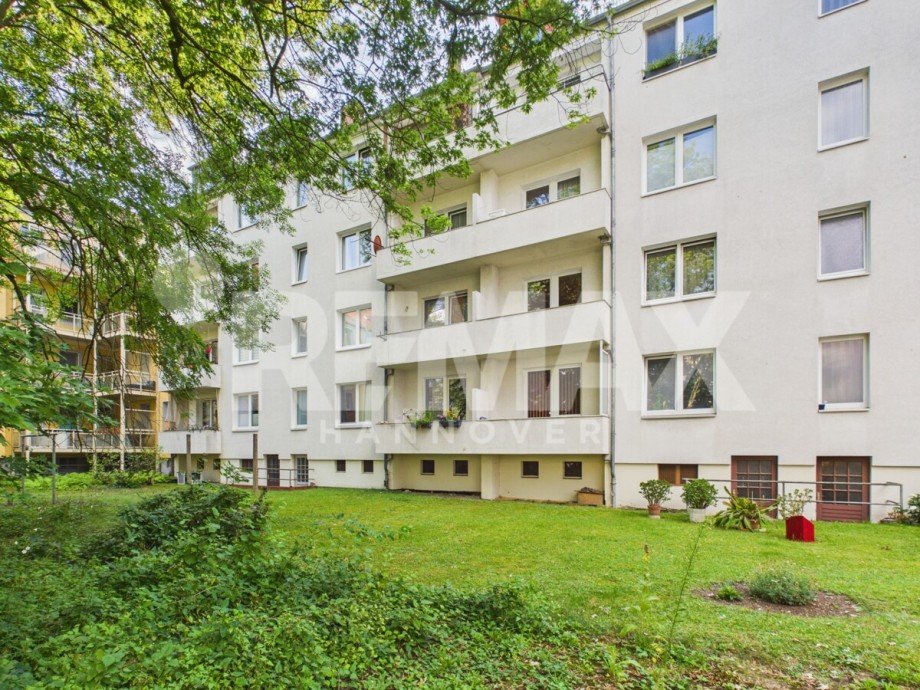 R�ckansicht Etagenwohnung Hannover / List