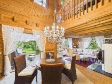 Wohnzimmer EG (2) Blockholzhaus Idylle mit Pool, Kamin & Sauna: Dein t�gliches Urlaubsgef�hl