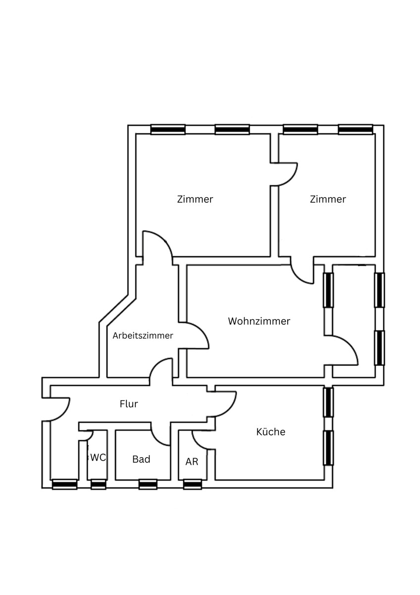 Grundriss Etagenwohnung Hannover