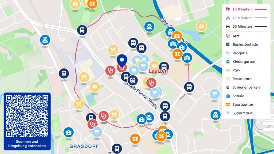 Lageplan Etagenwohnung Laatzen