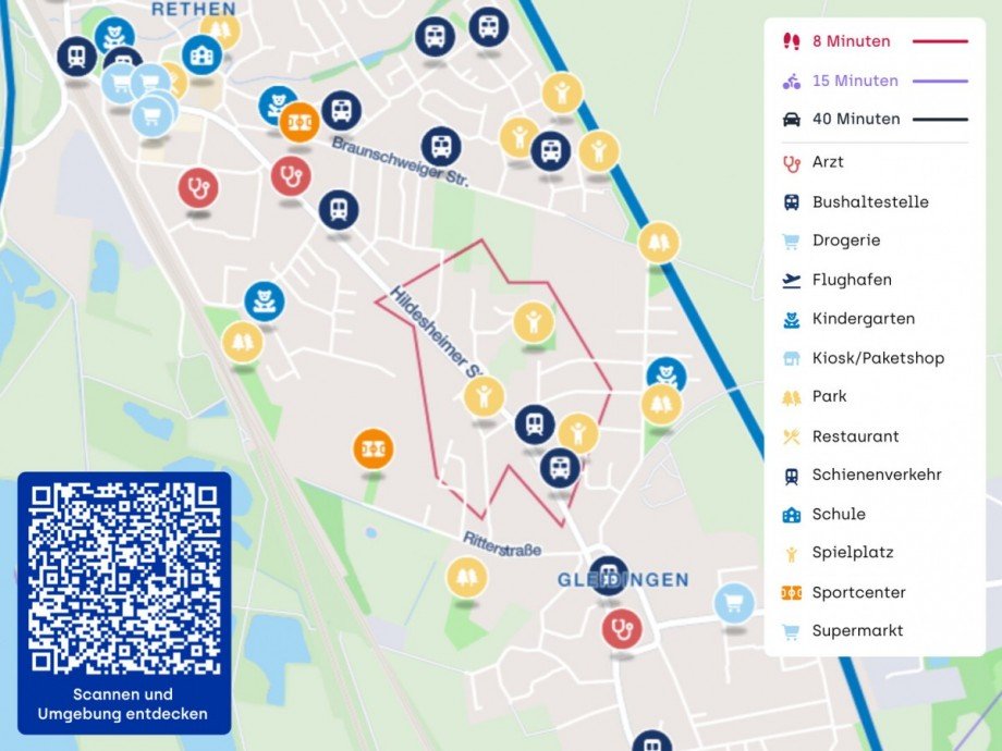 Lageplan Einfamilienhaus Laatzen / Gleidingen