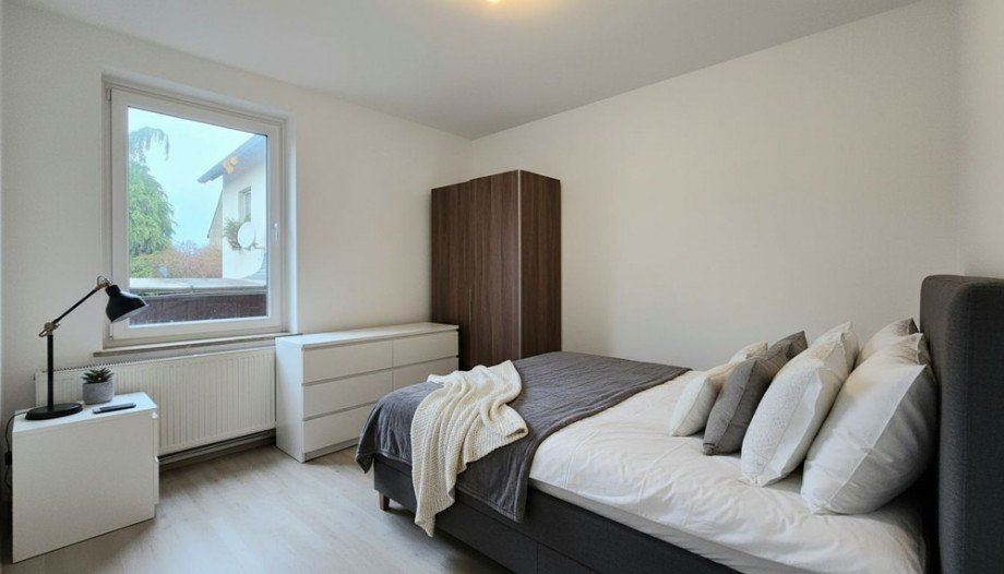 Schlafzimmer gestaged Einfamilienhaus Stadthagen