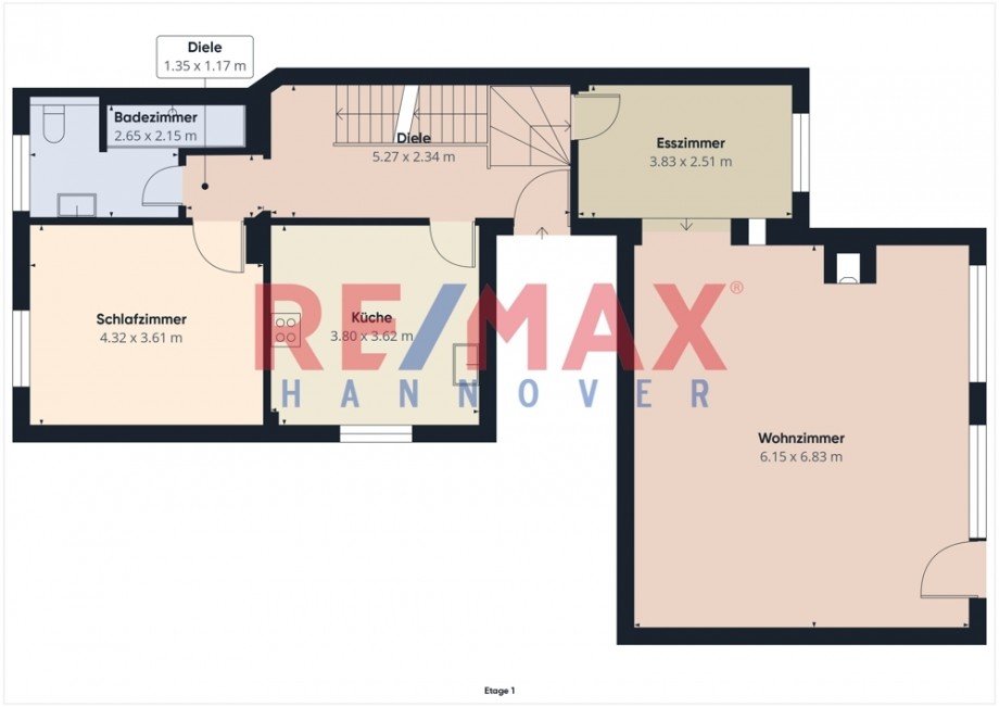 Grundriss EG Einfamilienhaus Imsen, Alfeld