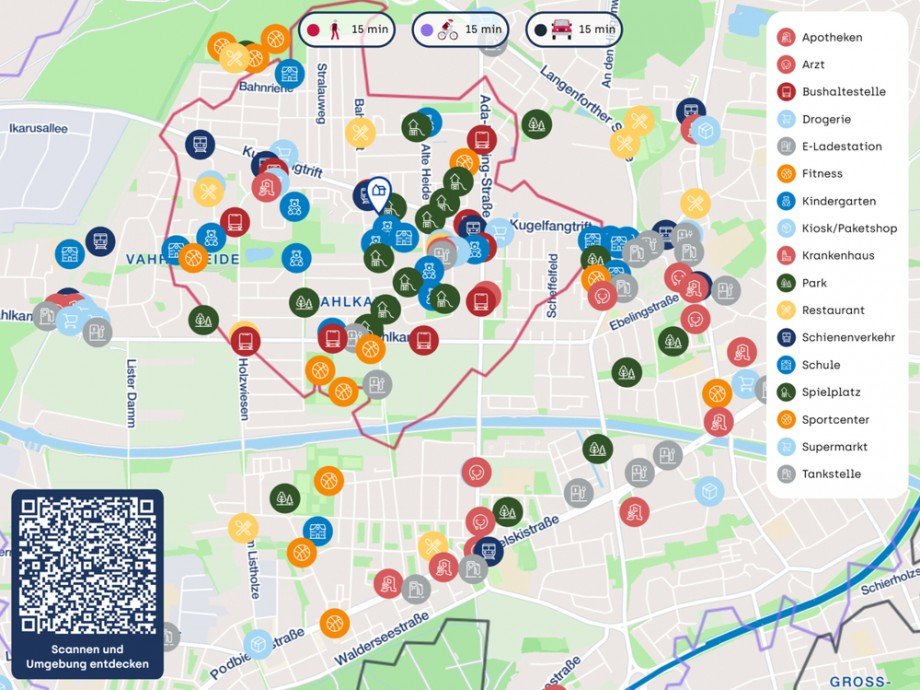Lageplan Dachgeschosswohnung Hannover