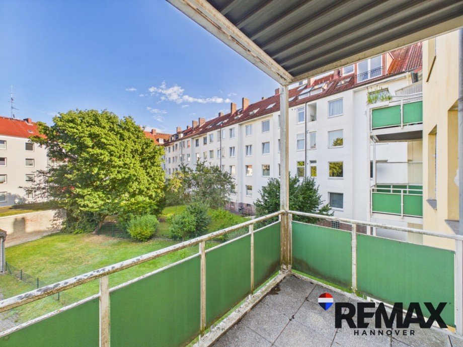 Balkon Beispielwohnung 1 Etagenwohnung Hannover / Vahrenwald