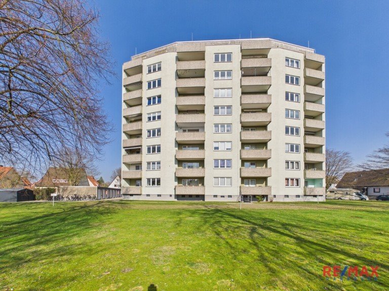 R�ckansicht des Geb�udes Wunstorf Etagenwohnung Vermietete Kapitalanlage in Wunstorf - 1-Zimmer-Wohnung mit 6 % Rendite