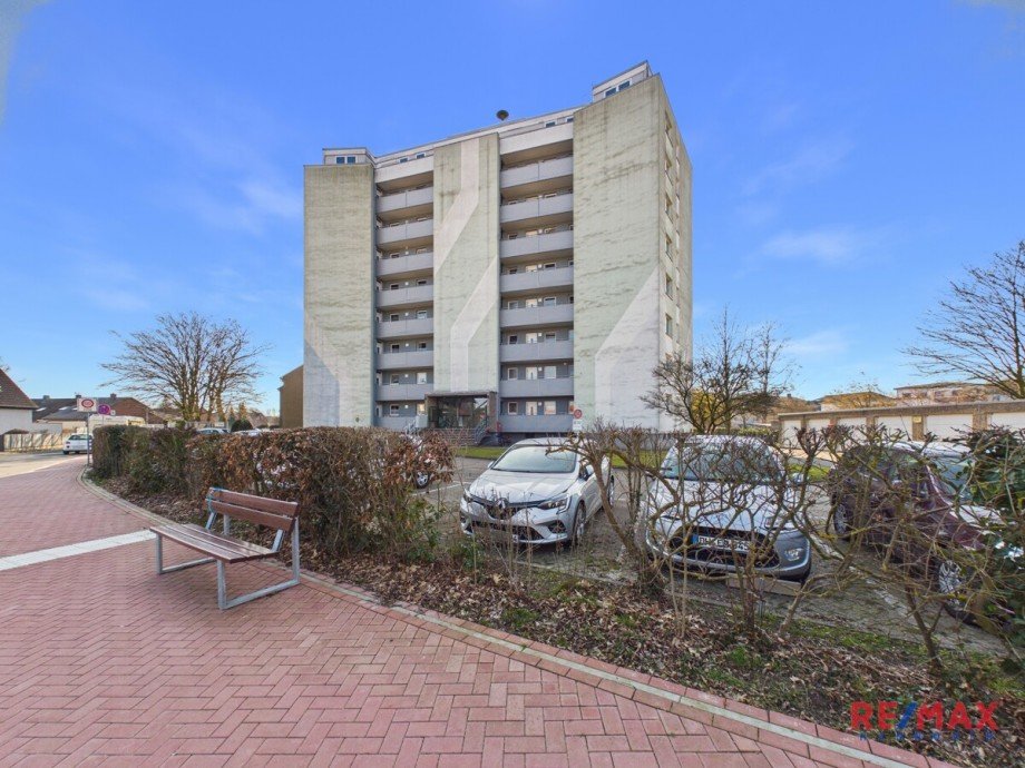 Vorderansicht des Geb�udes Etagenwohnung Wunstorf