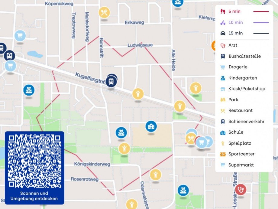 Lageplan Maisonettewohnung Hannover