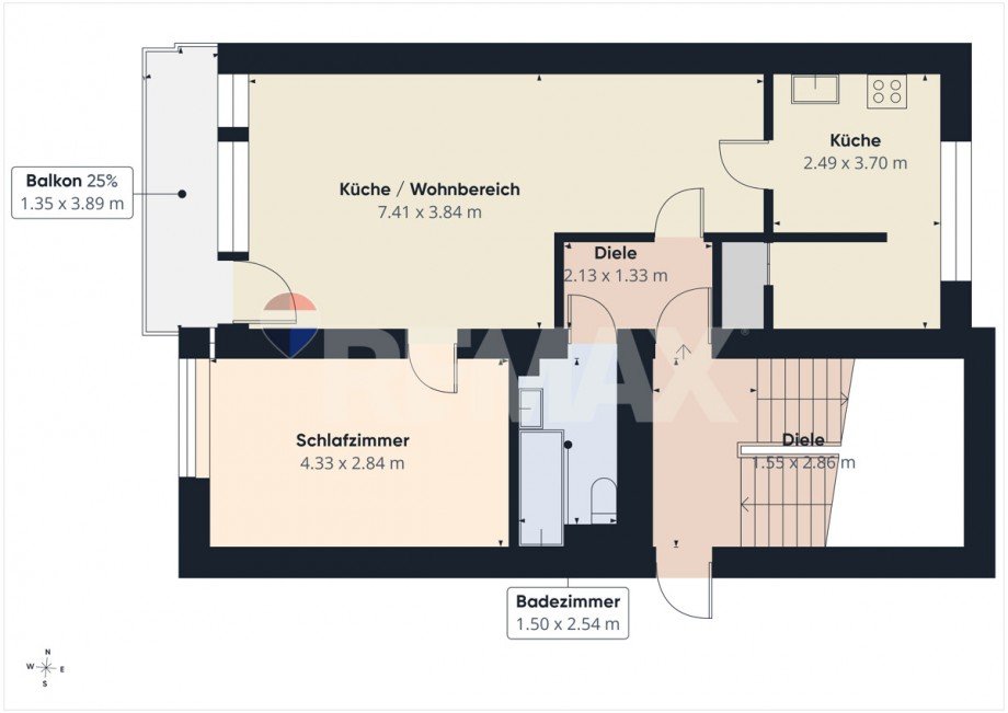 Grundriss Etagenwohnung Hannover / Marienwerder